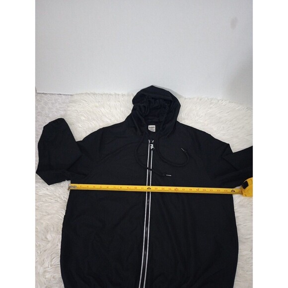 Victoria's Secret Pink Black Ombre Anorak Windbreaker jacket women’s size M/L - Picture 3 of 12